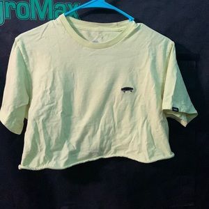 Vans Neon Green/Yellow Crop Top